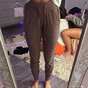 Purple Lululemon Terry Joggers